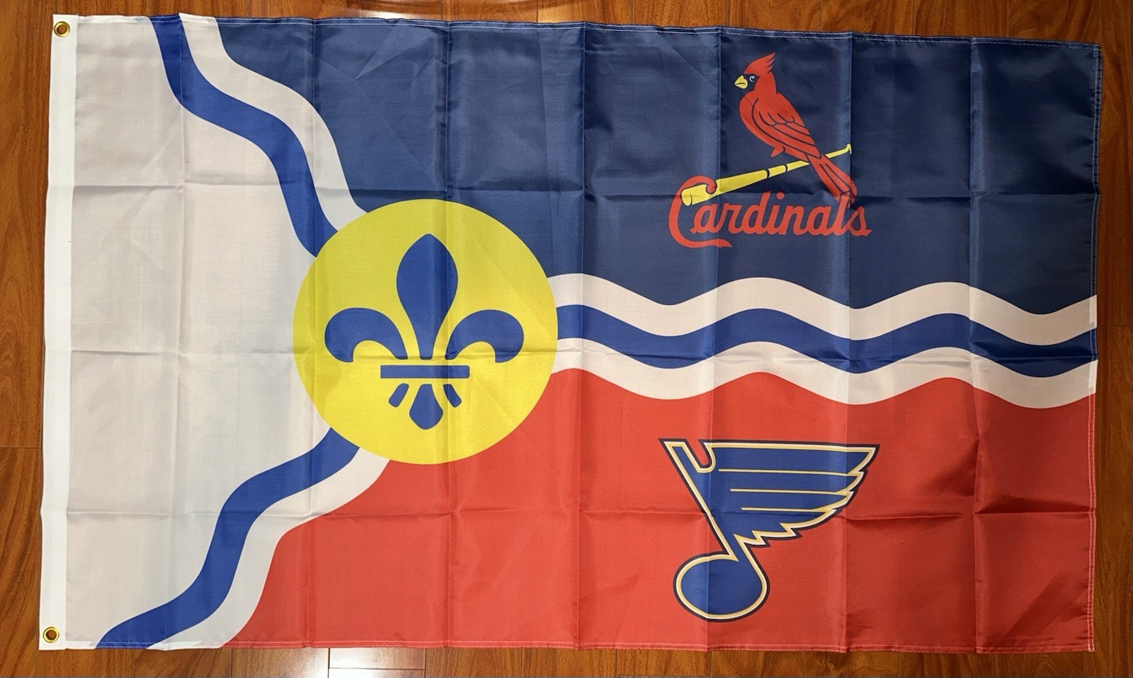 St. Louis Cardinals Blues Flag 3x5 ft Saint St Banner Fan Gift Decor