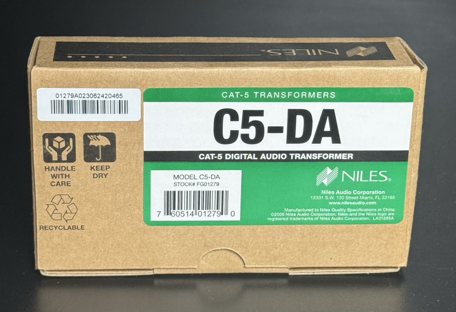 Niles Cat-5 Digital Audio Transformer C5-DA NEW in Box