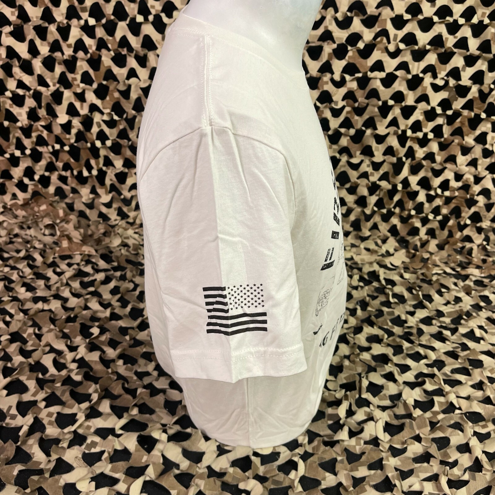 NEW First Strike T-Shirt - Vin White - Medium