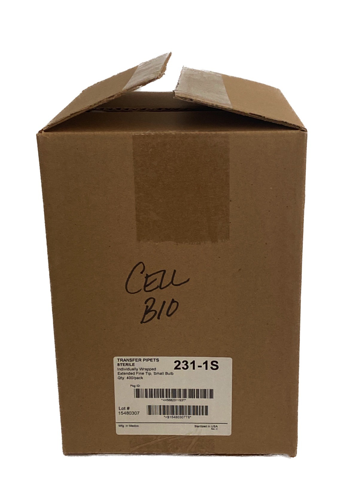 (400/Pk) SAMCO 1.7mL Fine Tip Transfer Pipettes 1mL Bulb Draw Sterile 231-1S