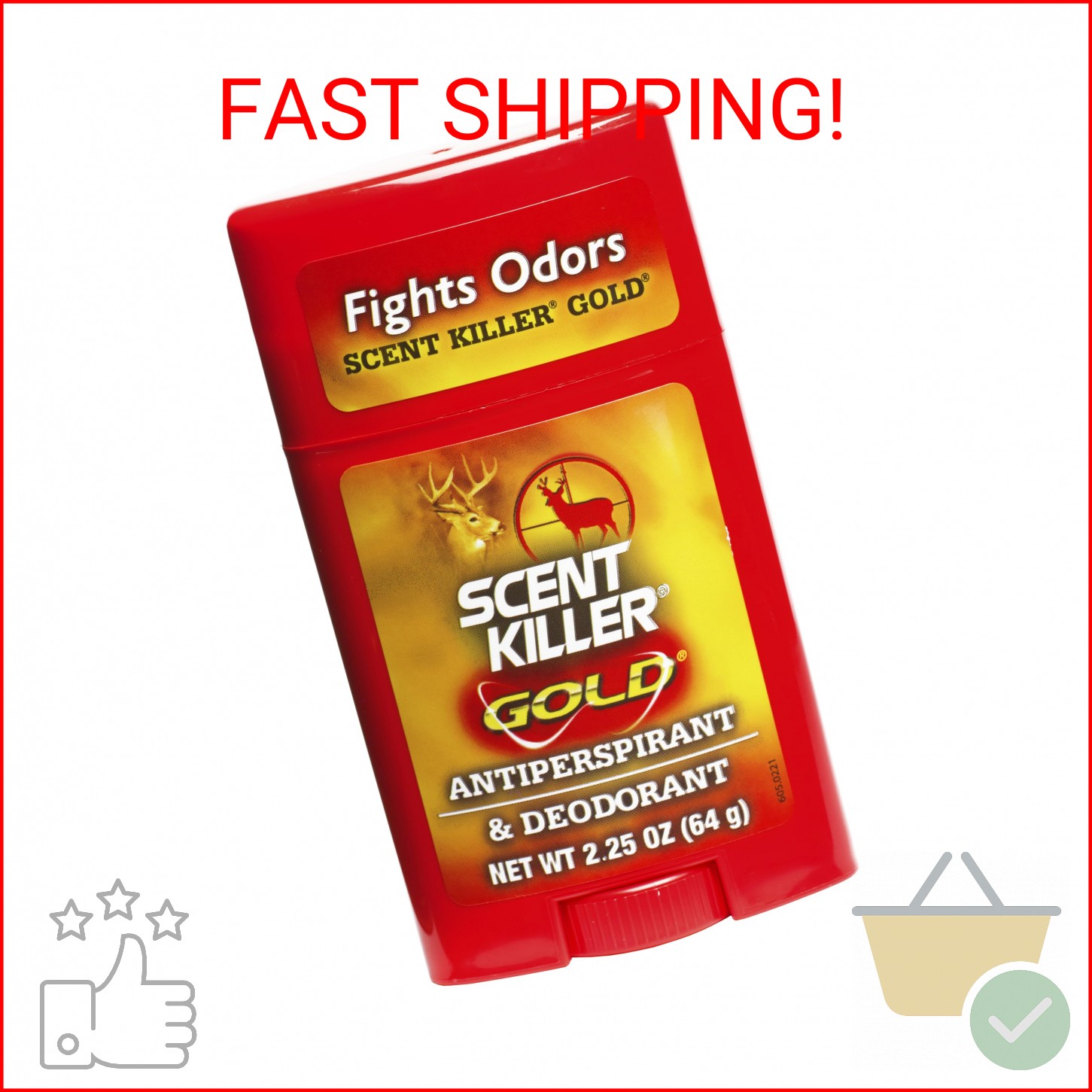 Wildlife Research Center Scent Killer Gold Antiperspirant & Deodorant, Unscented