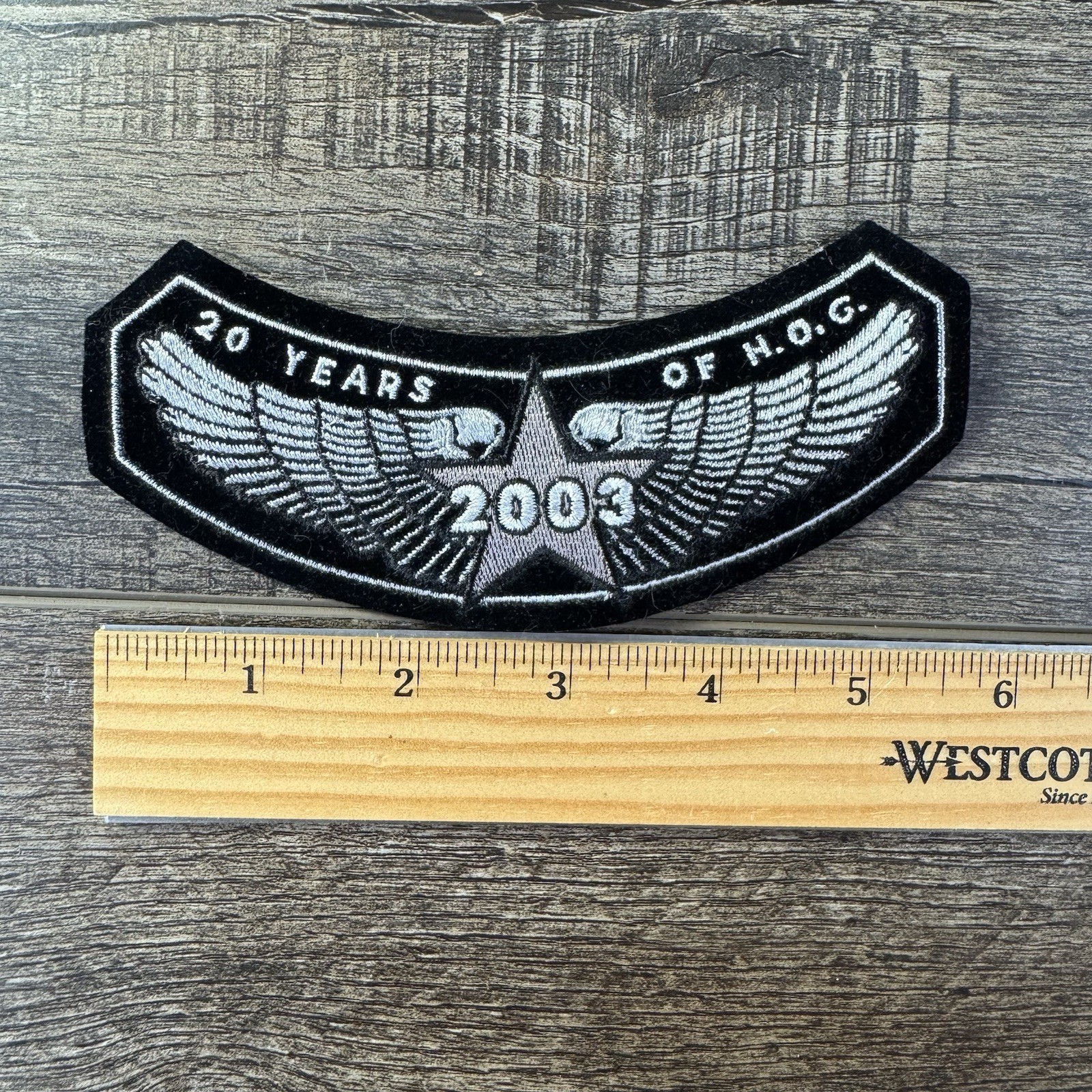 HARLEY DAVIDSON OWNERS GROUP HOG 2003 VEST JACKET PATCH