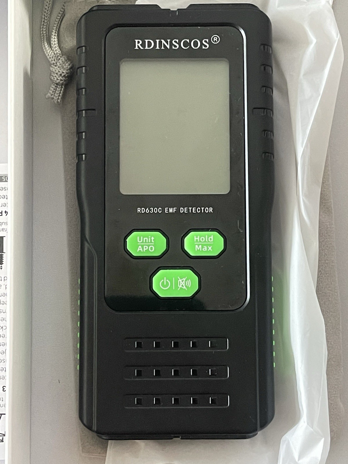 EMF Detector - Monitors AC Magnetic, Electric & Microwave Radiation