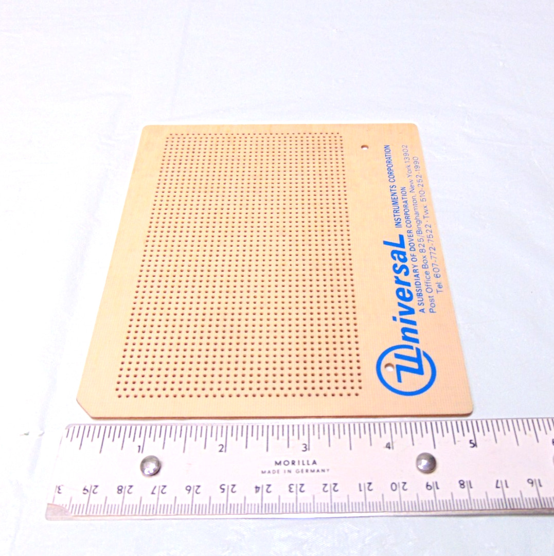 Universal Instruments 5"x6" PCB Prototyping Perf Board Breadboard Circuit Board