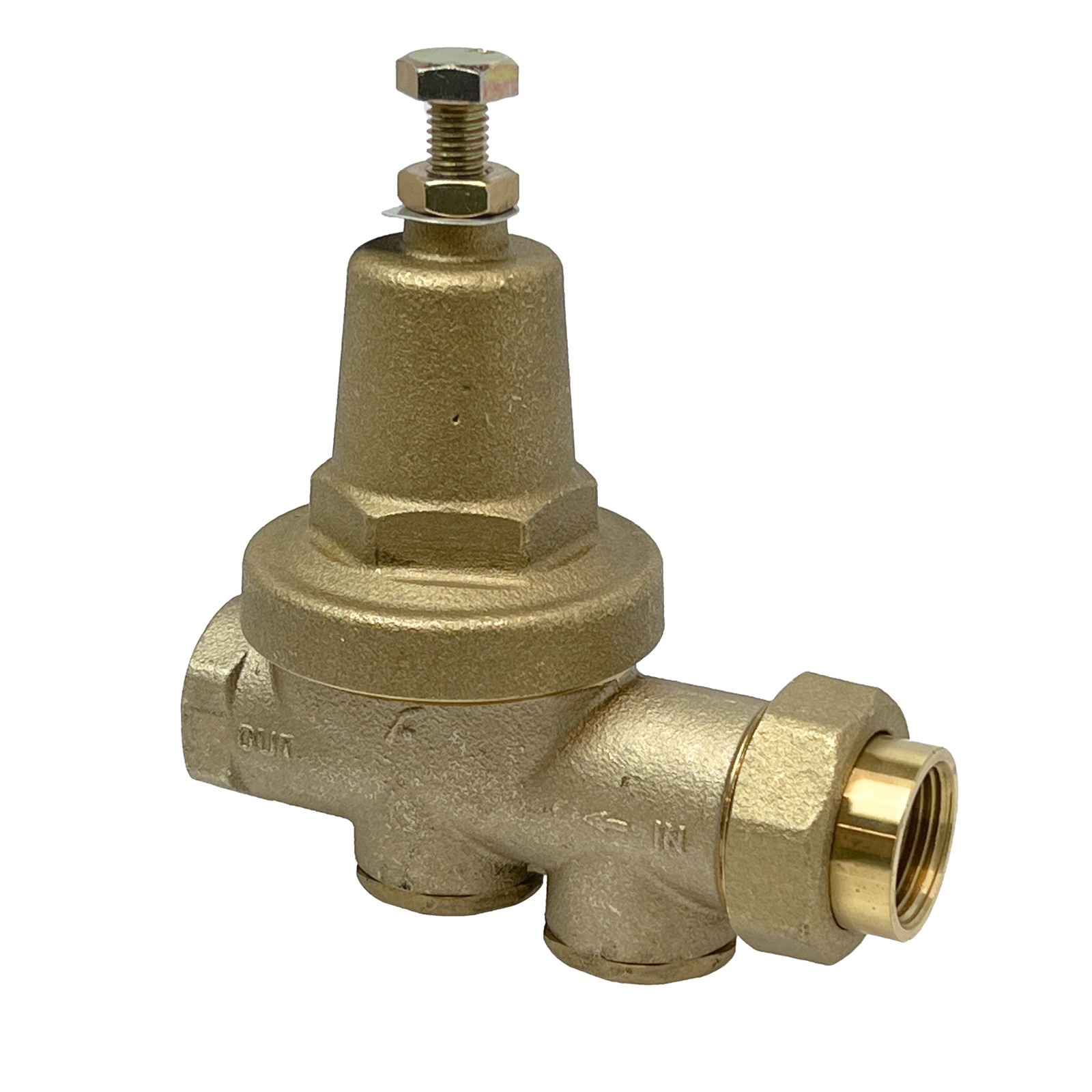 Aqualine PRV6 Brass Pressure Regulator - NPT x Union