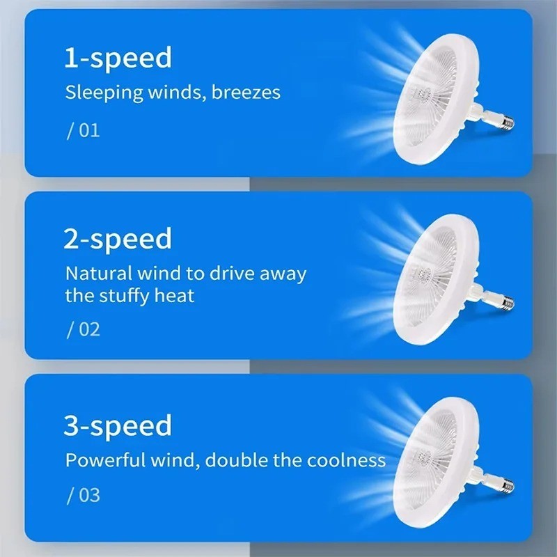 Dimmable Ceiling Fan with Lights and Remote Socket Fan light with Dimmable Led