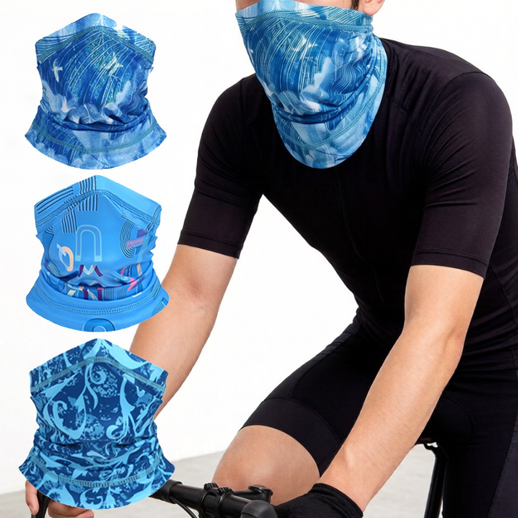 UV Protection Cooling Neck Gaiter Face Mask Cover Scarf Breathable Sun Bandana