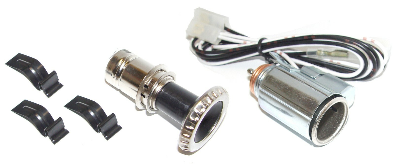 1960 1961 1962 63 CHEVY GMC CIGARETTE LIGHTER ASSEMBLY BLACK & STAINLESS KNOB