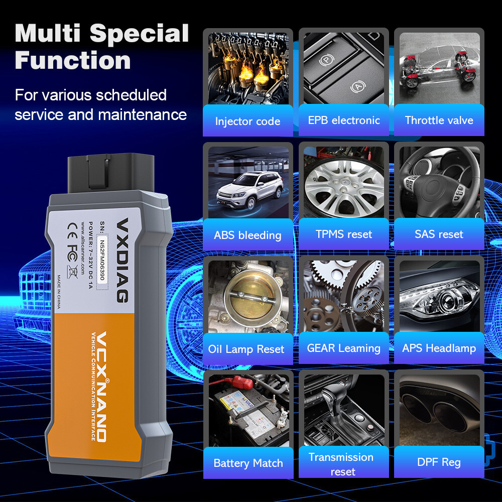 VXDIAG NX300 For VOLVO Full System Auto Scan Diagnostic Scanner Coding Tool