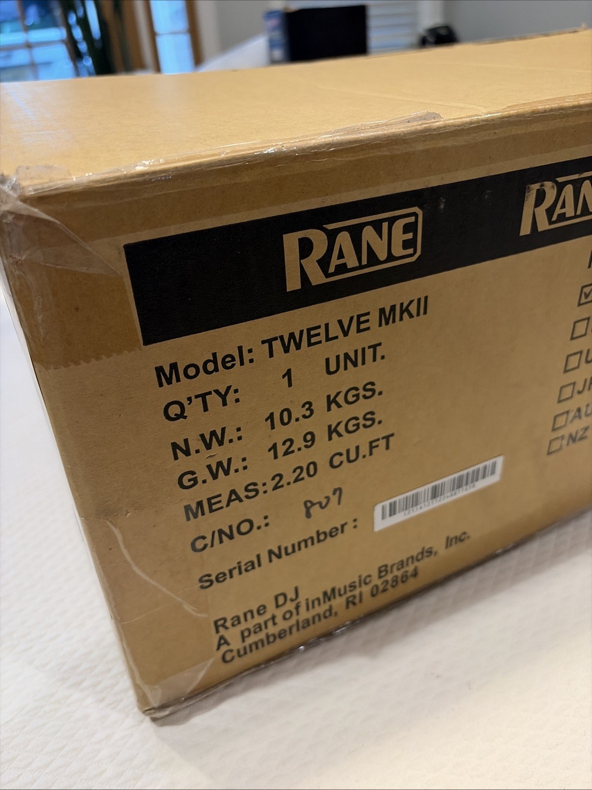 USED TWICE Rane DJ Twelve MKII Turntable Controller in ORIGINAL BOX