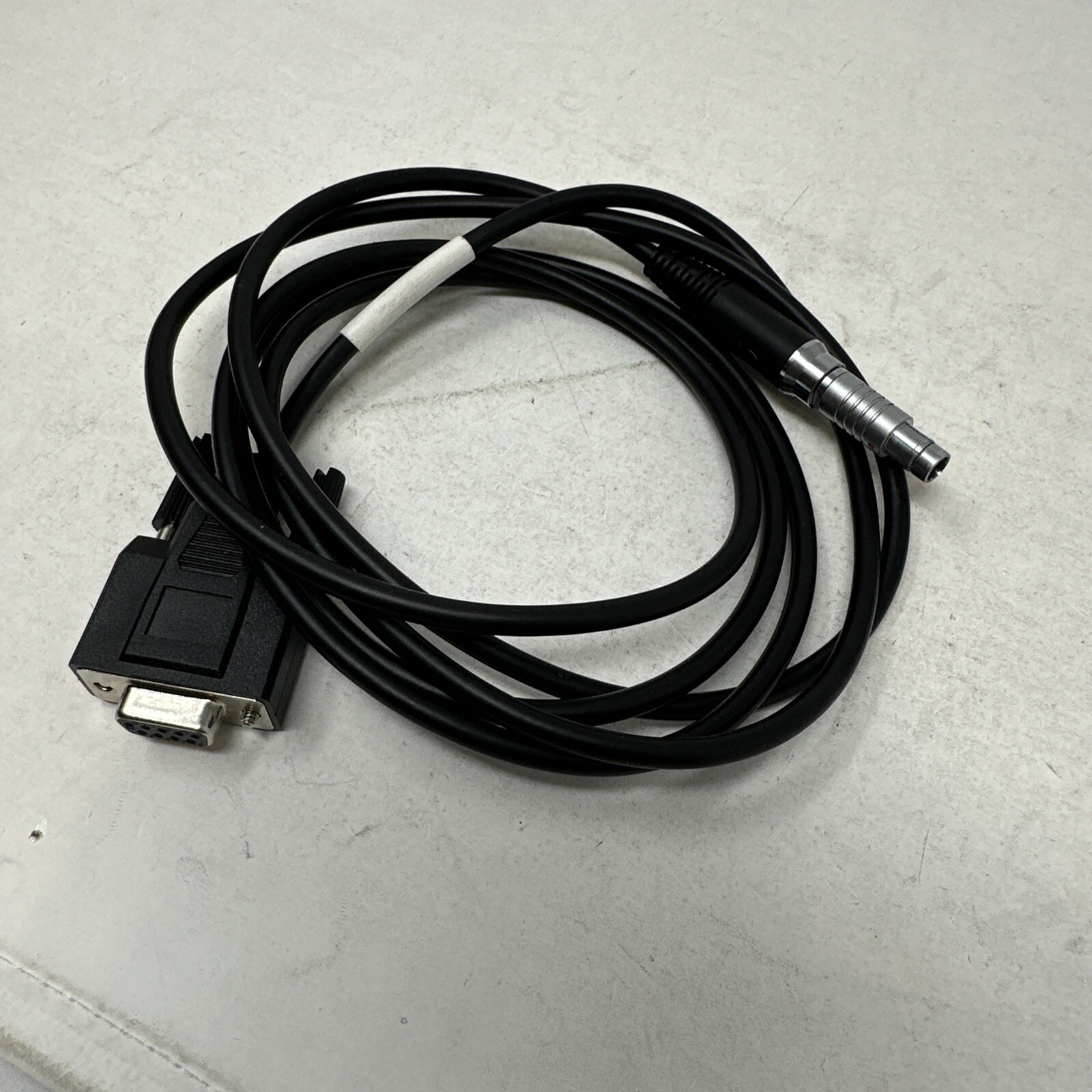 Topcon 14-008005-03 Data Collector Cable, 6', 7 pin Male Fischer to DB-9 Female