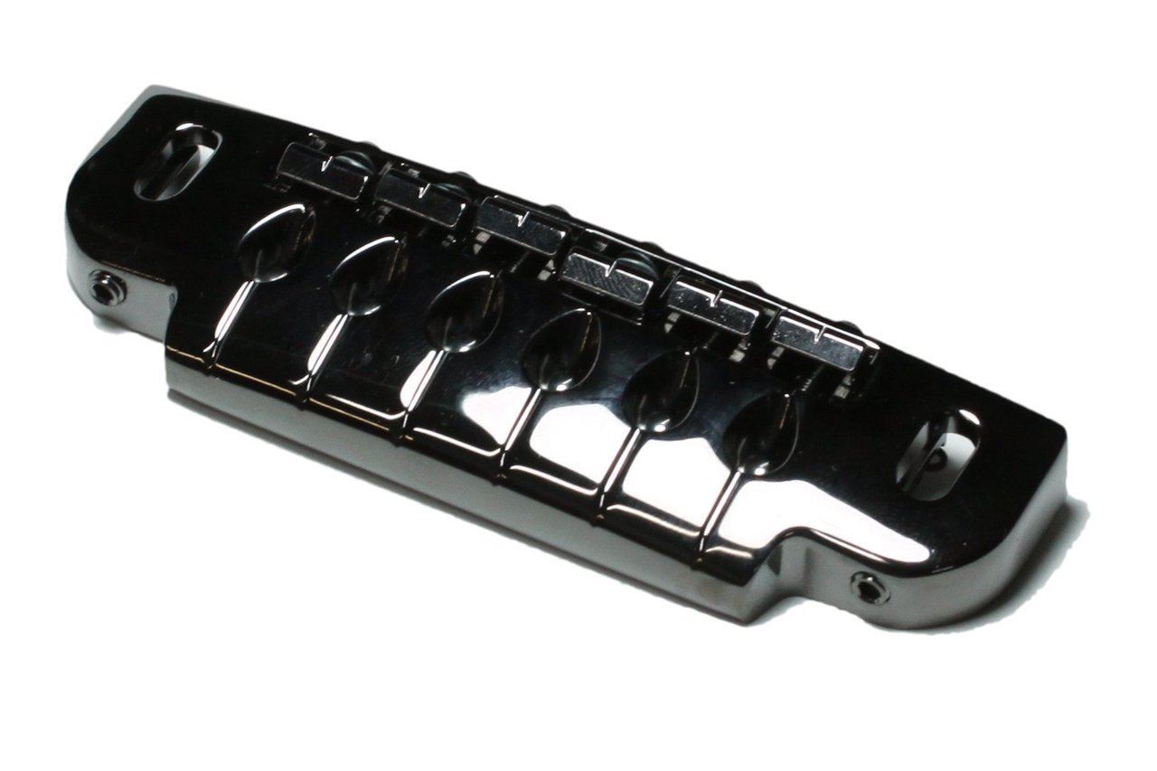 GOTOH 510UB 510 Guitar Wraparound Bridge and Tailpiece wrap around Cosmo Black