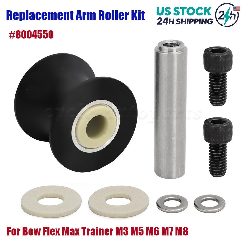 8004550 Wheel Replacement Arm Roller Kit For Bowflex Max Trainer M3 M5 M6 M7 M8