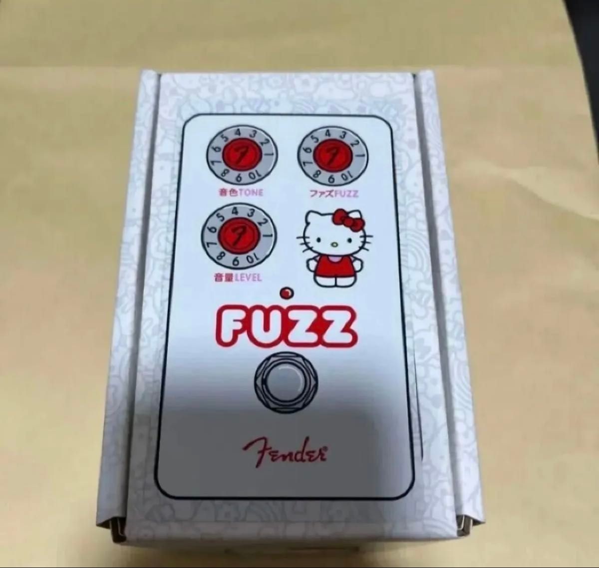 Fender x Hello Kitty Fuzz Guitar Effect Pedal White Limited Edition Compact FX