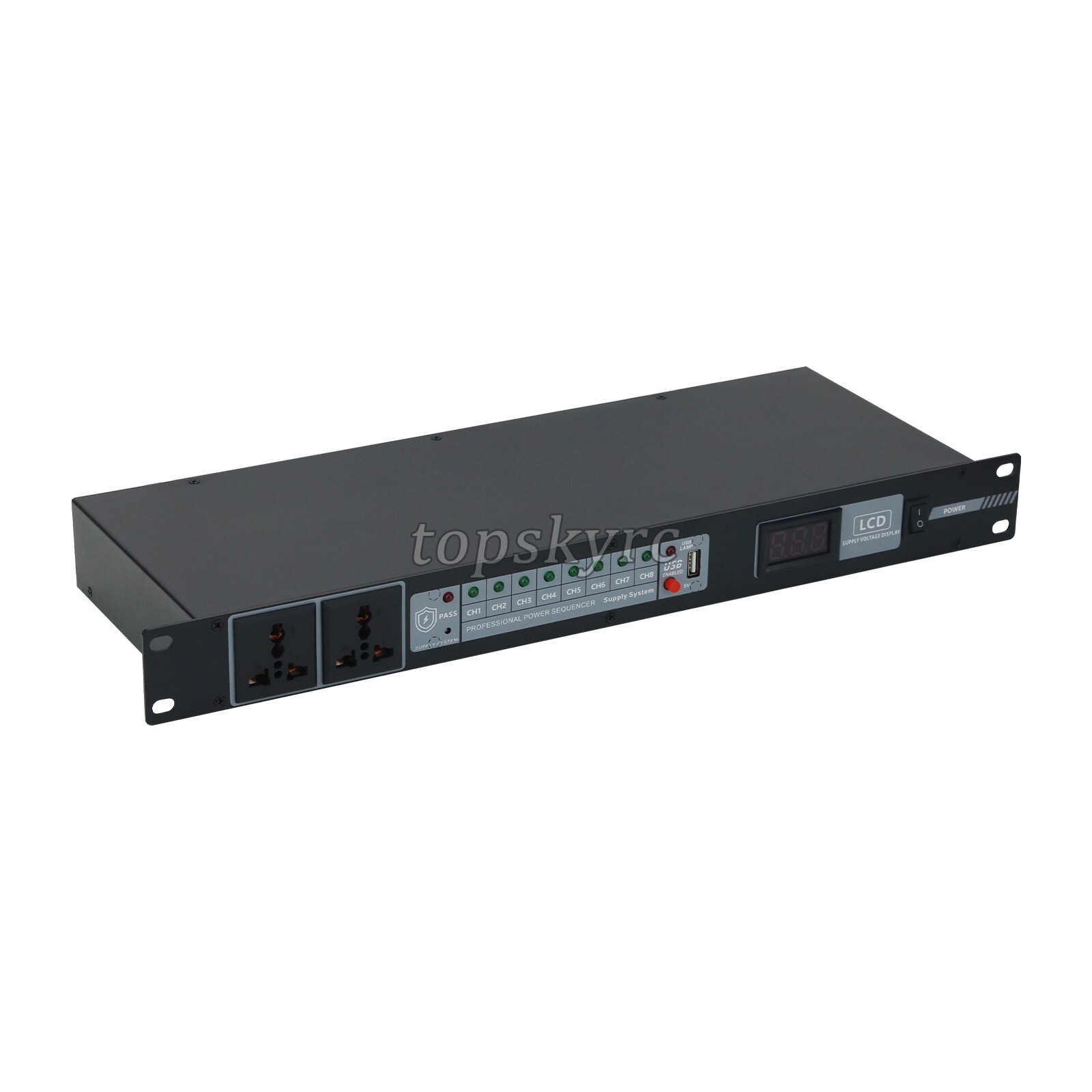 8CH Power Sequencer Controller Sequence Stage Manager Support Voltage Display