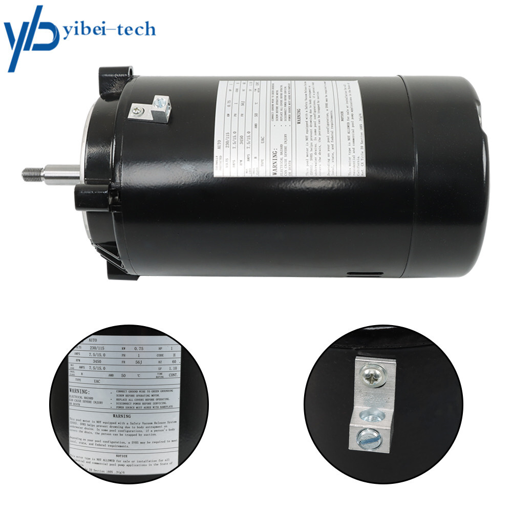 Pool Pump Motor & Seal Replacement Kit For Hayward UST1102 Max Flow,Super Pump
