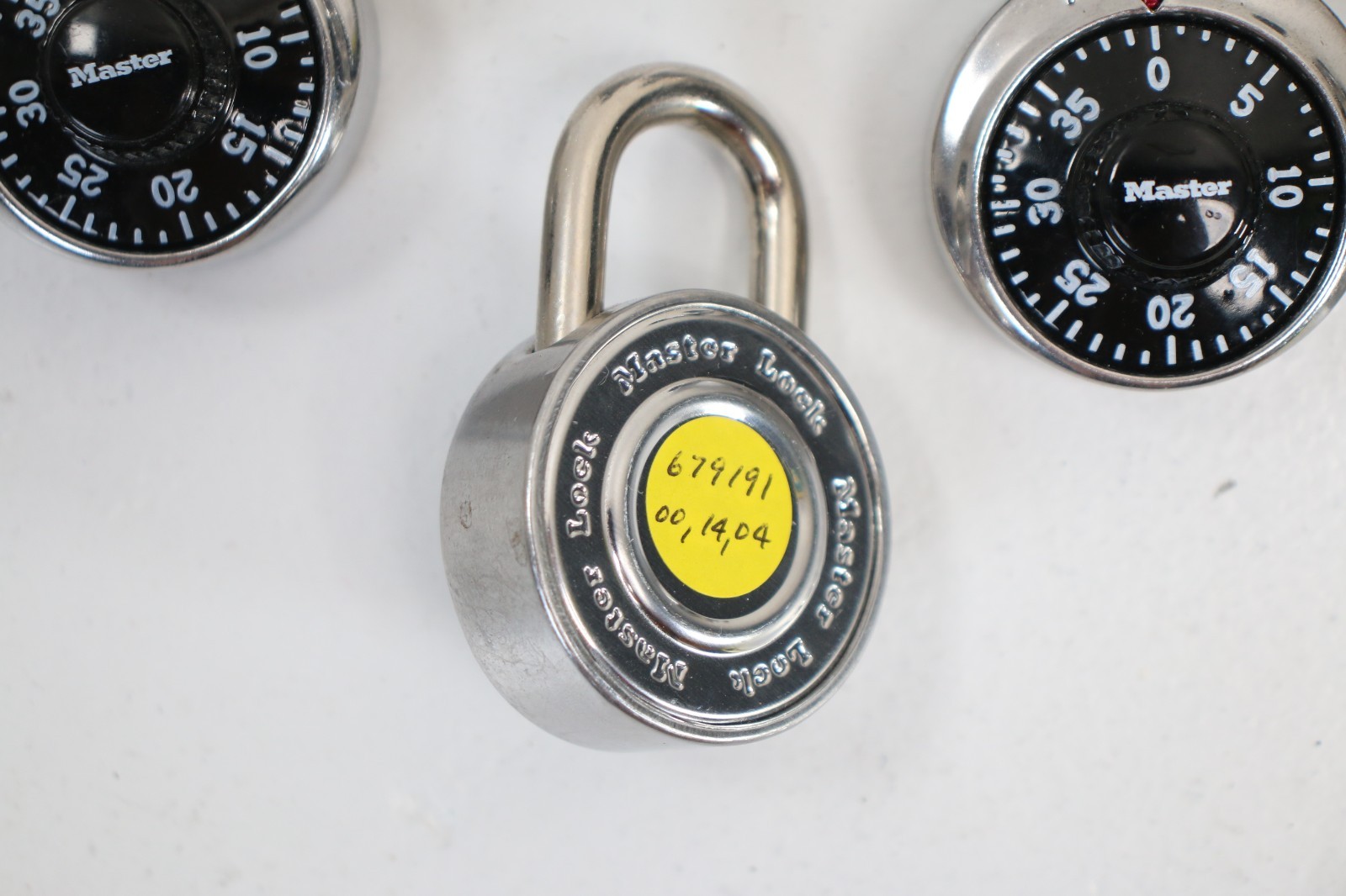 Master Lock Combination Lot of 10 Locks w/ combo