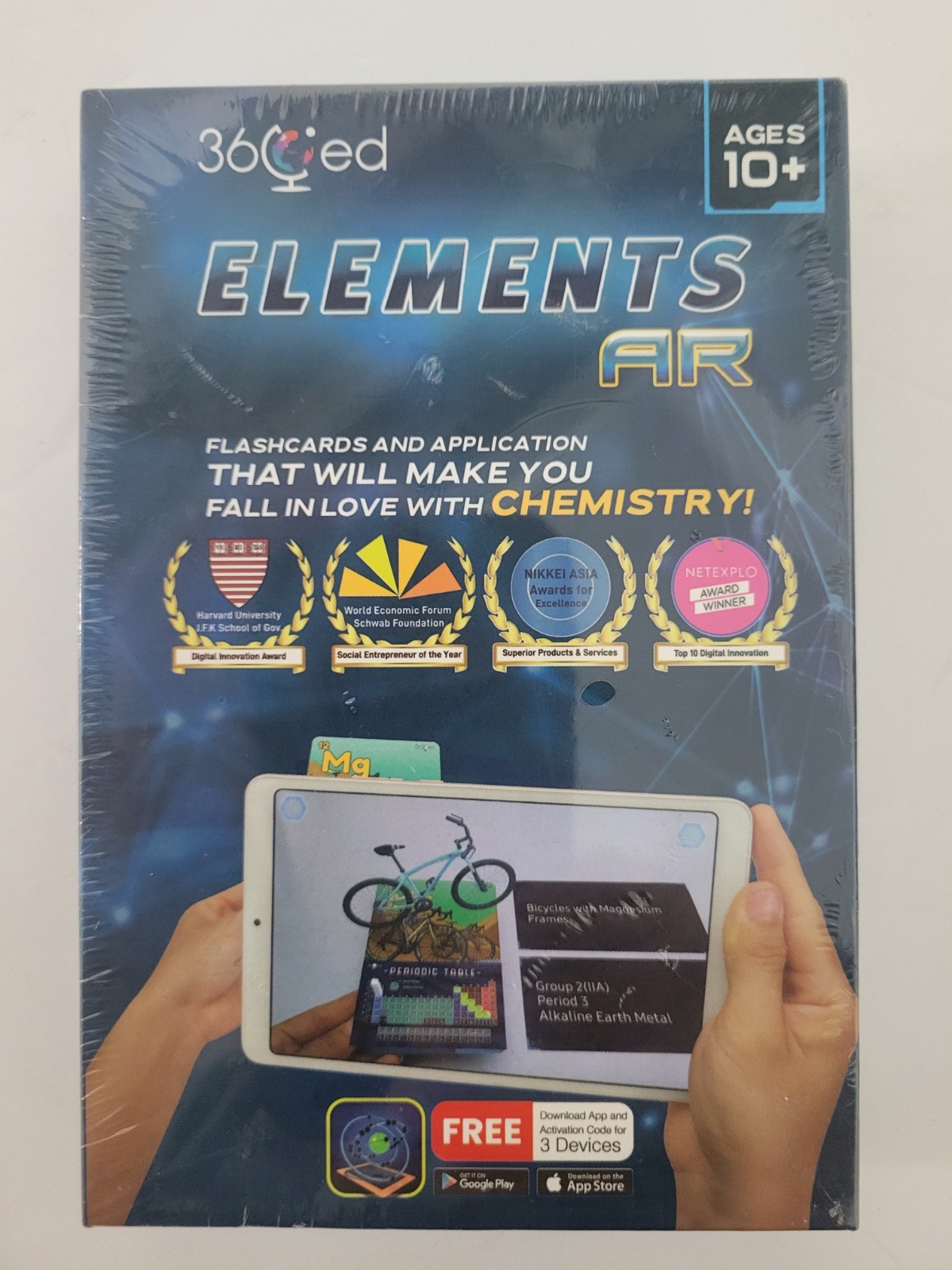 360ed Elements AR Flashcards & Learning App Chemistry Learning Kit