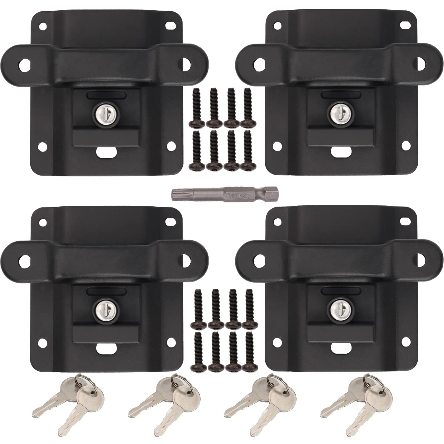 Tie Down Anchors Cleats Bed Compatible with 2015-2024 F150 F250 F350 Box Link Ti