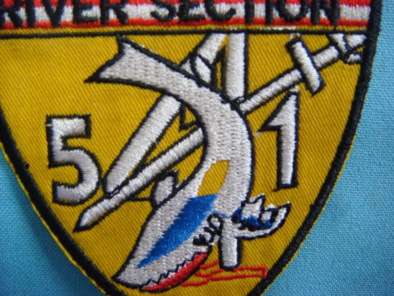 VIETNAM WAR PATCH, US NAVY RIVER SECTION 541