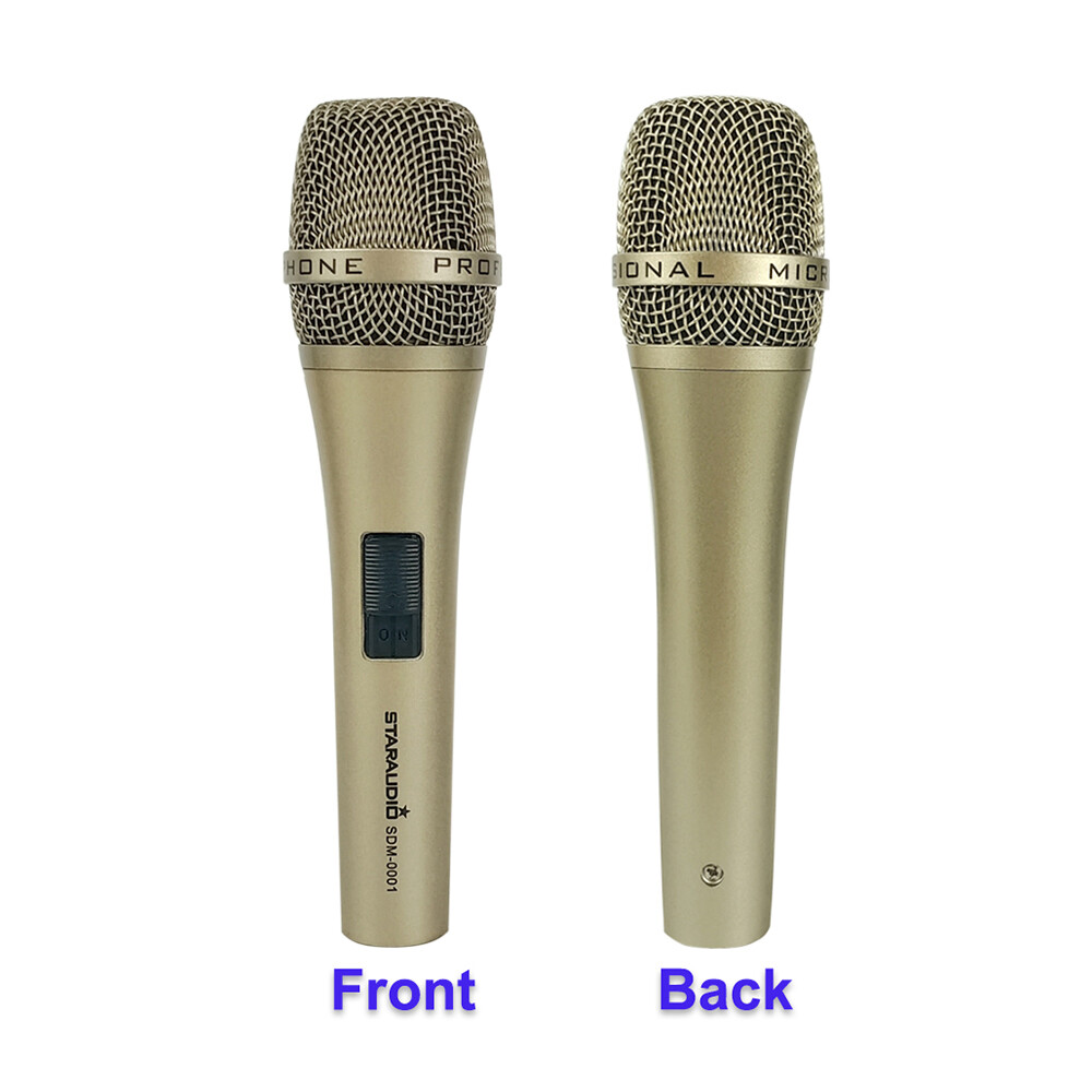 Professional Dynamic Microphone Wired Unidirectional Handheld Metal Mic For KTV