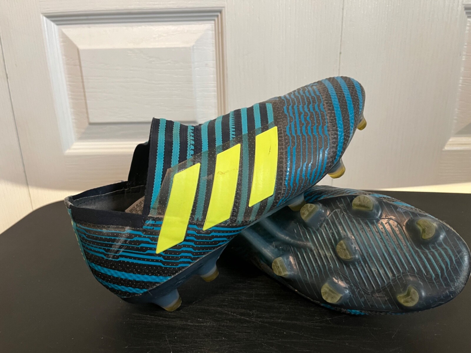 Adidas Nemesis 17+ Agility 6.5 US Blue Lime, Good Condition