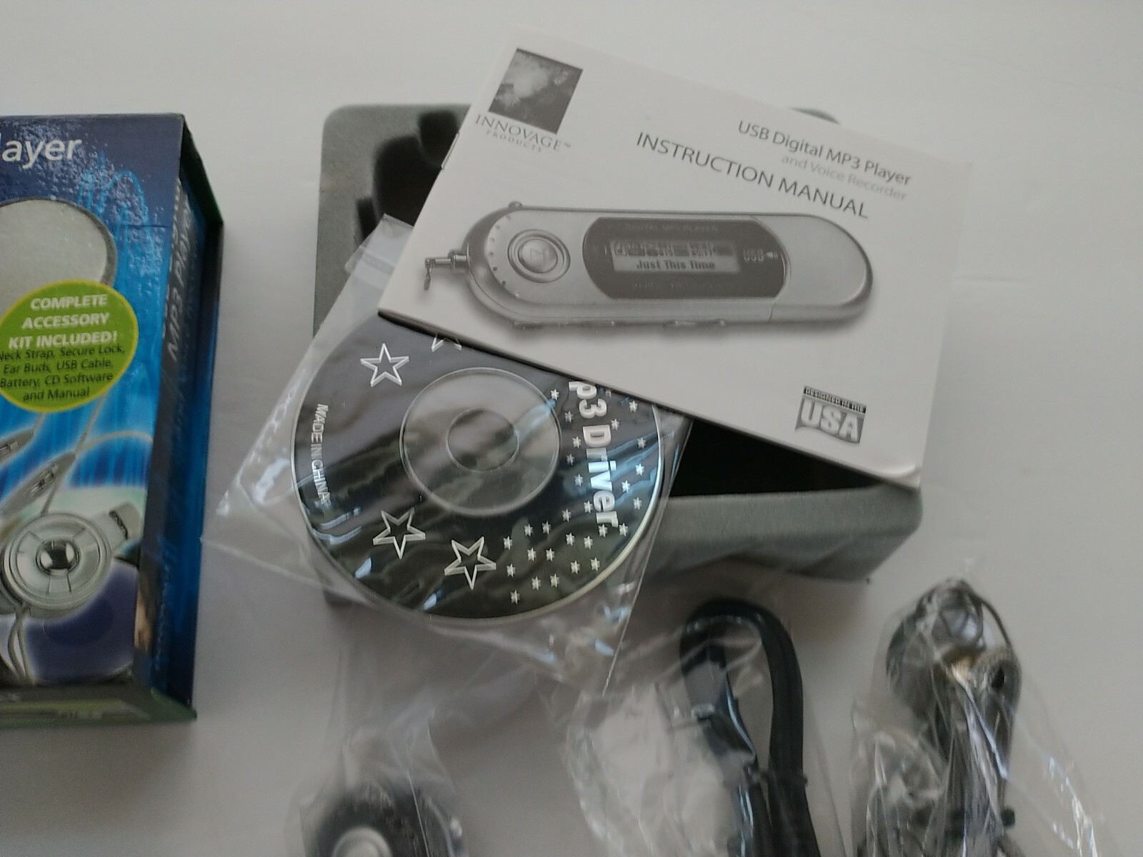 INNOVAGE USB DIGITAL MP3 PLAYER AND VOICE RECORDER