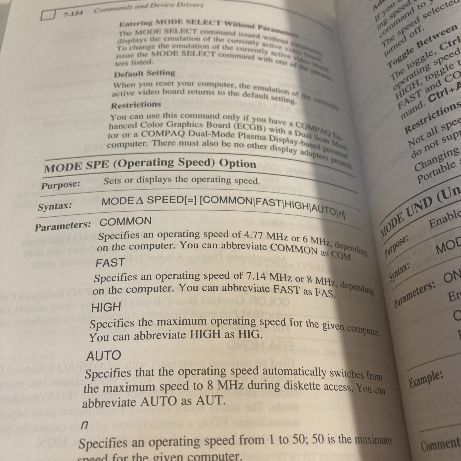 MS-Dos Version 5 Paperback Textbook Refrence Guide 1992 Compaq Industry