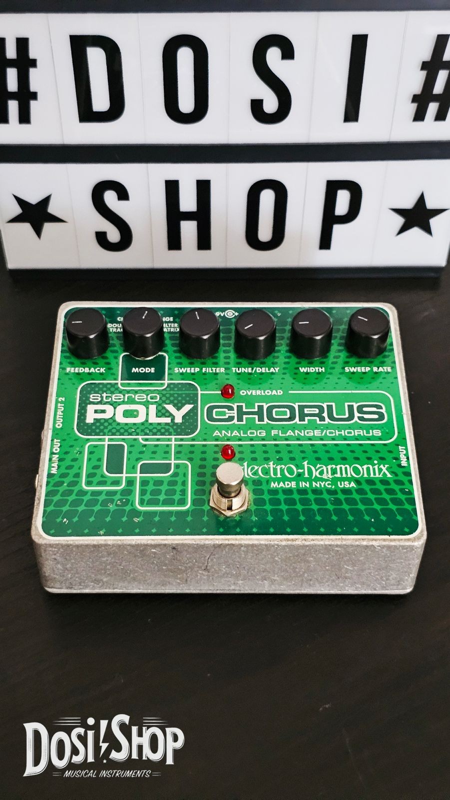 Electro-Harmonix Stereo Poly Chorus Analog Flange/Chorus
