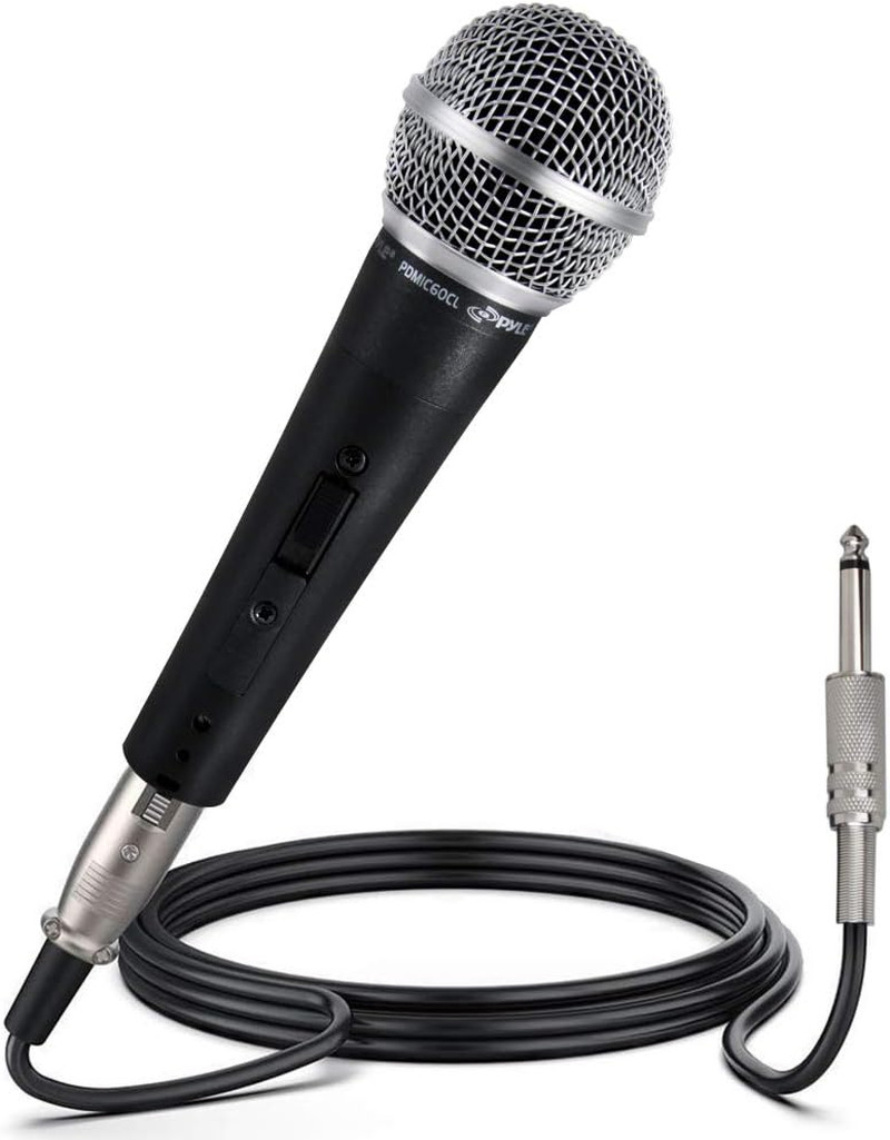 Foldable Tripod Microphone Stand with Professional Dynamic Vocal Microphone