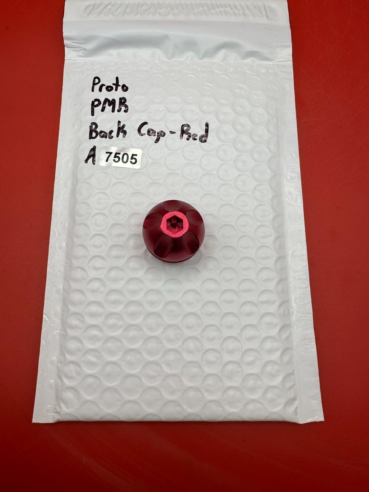Proto PMR Back Cap - Red