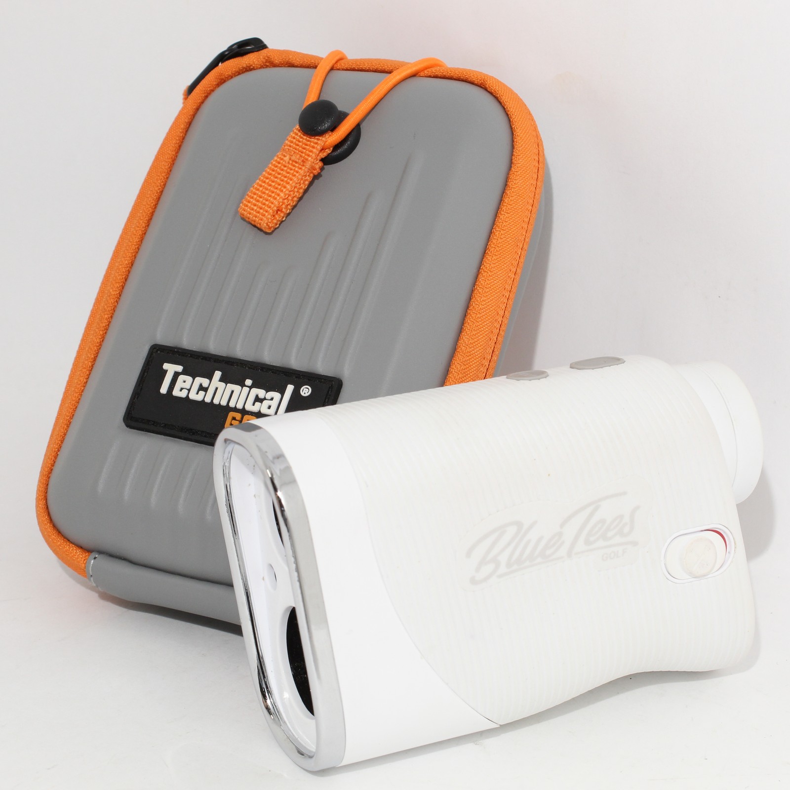 Good Blue Tees Golf Series 3 Max Slope White Laser Rangefinder - with Case