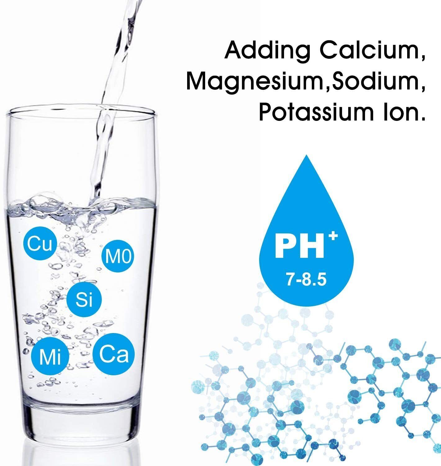 SimPure WP2-400GPD UV Alkaline pH+ Drinking Water Filter Reverse Osmosis System