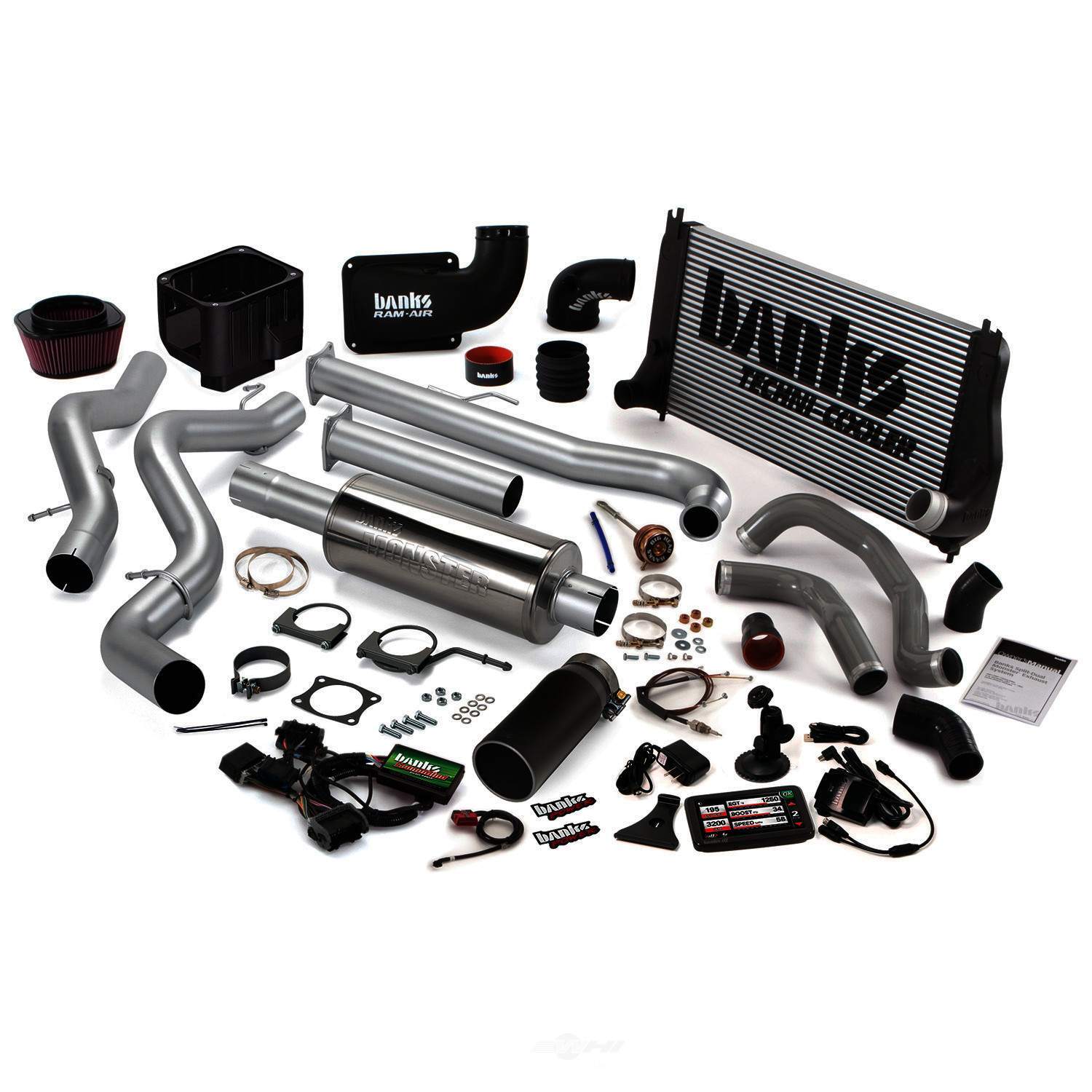 Exhaust System / Air Intake Assembly / Computer Chip Programmer Kit BANKS POWER