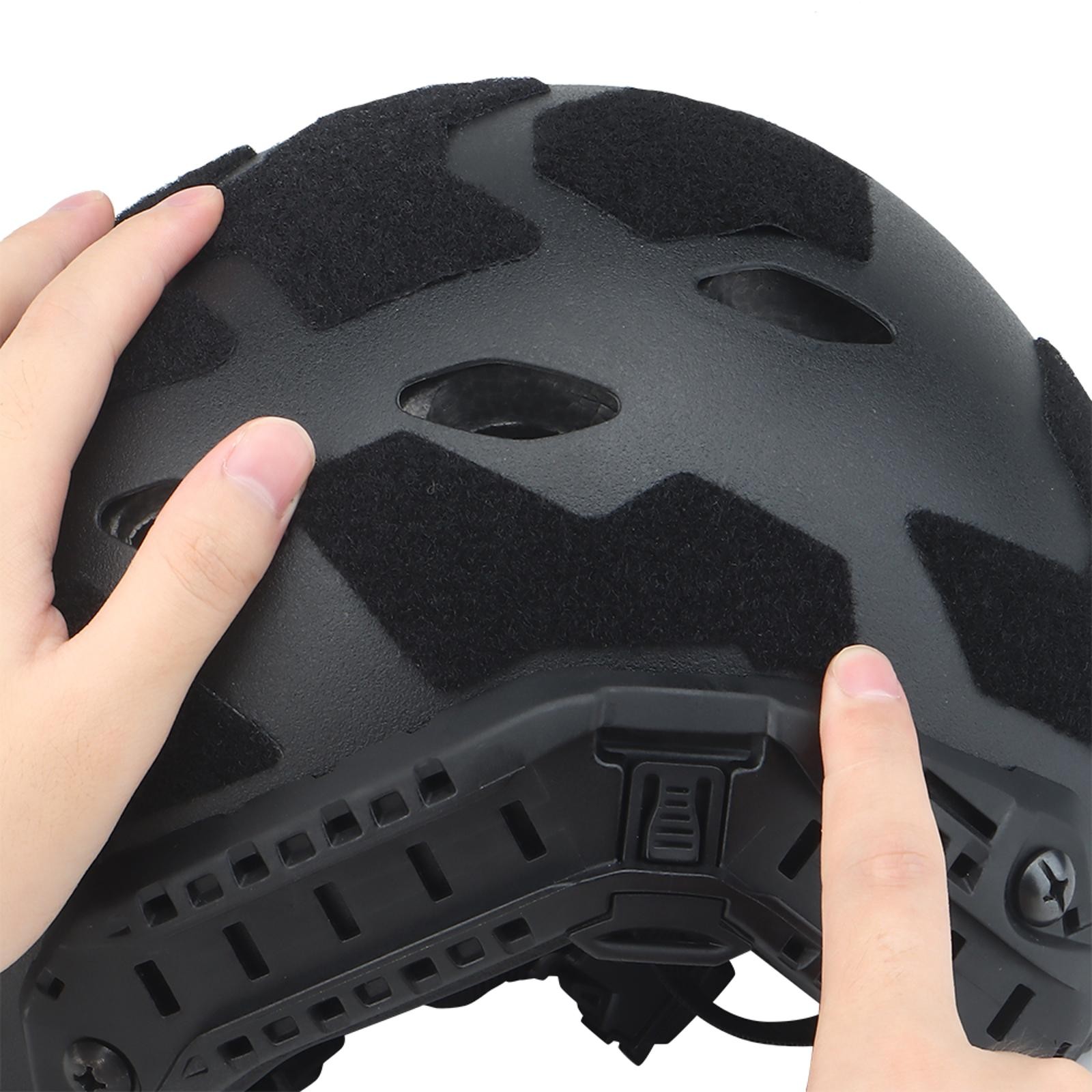 Cool Black Helmets Magic Sticky Sticker For All Fast Helmets b