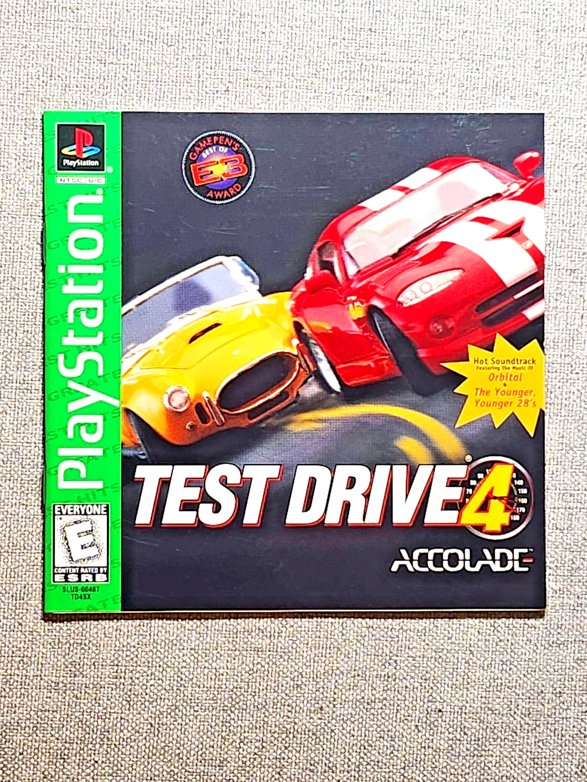 Test Drive 4 Instruction Manual Only - PlayStation