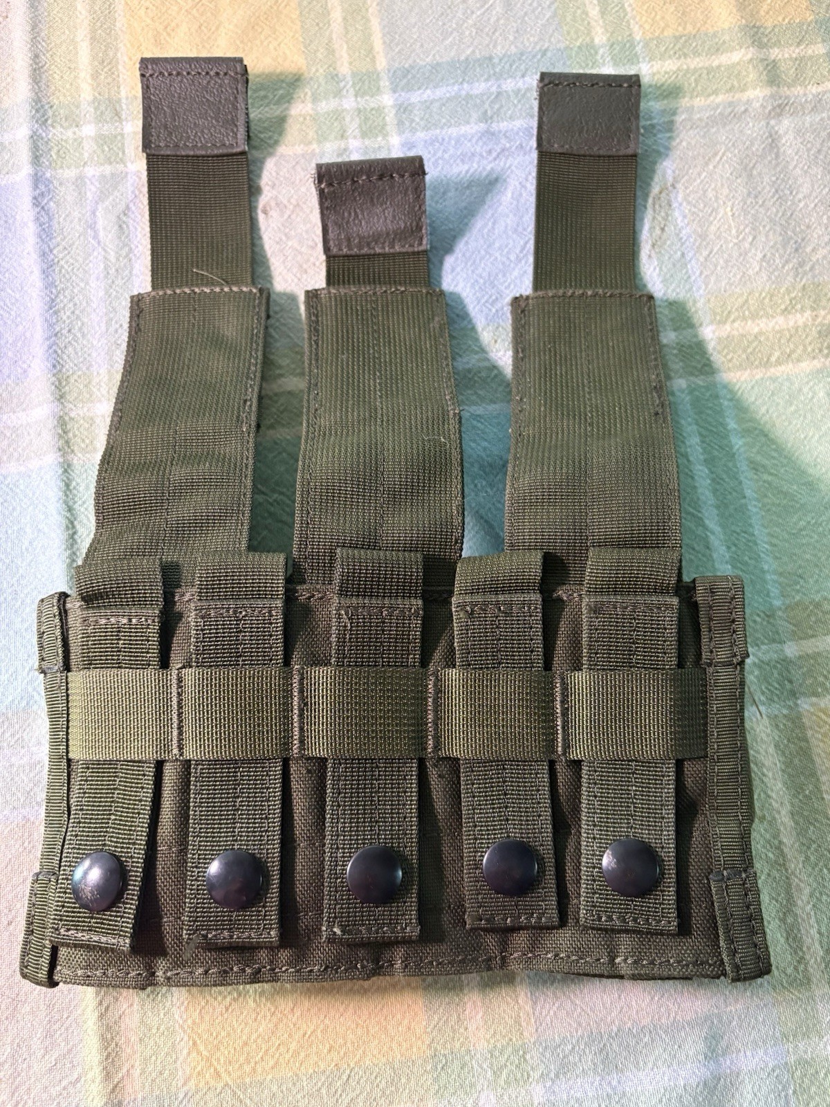 Molle 3 Cell Mag Pouch, OD, Unused