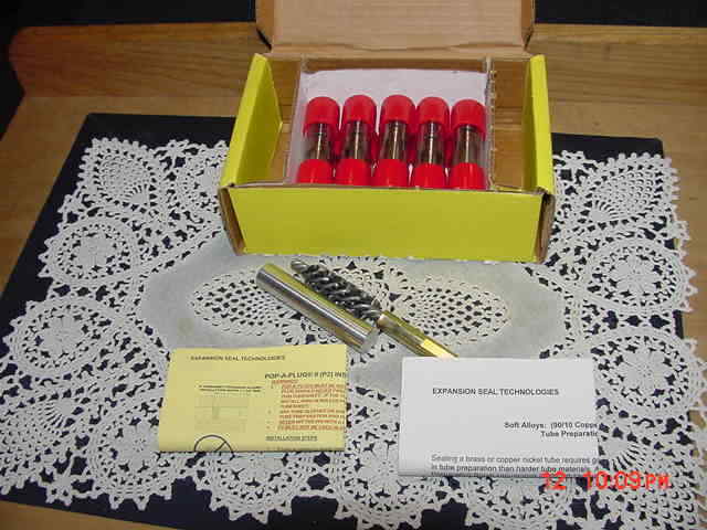 Pop-A-Plug II System Kit P2-680-F Tube Plugging System, 10 Plugs, Brush & Gage