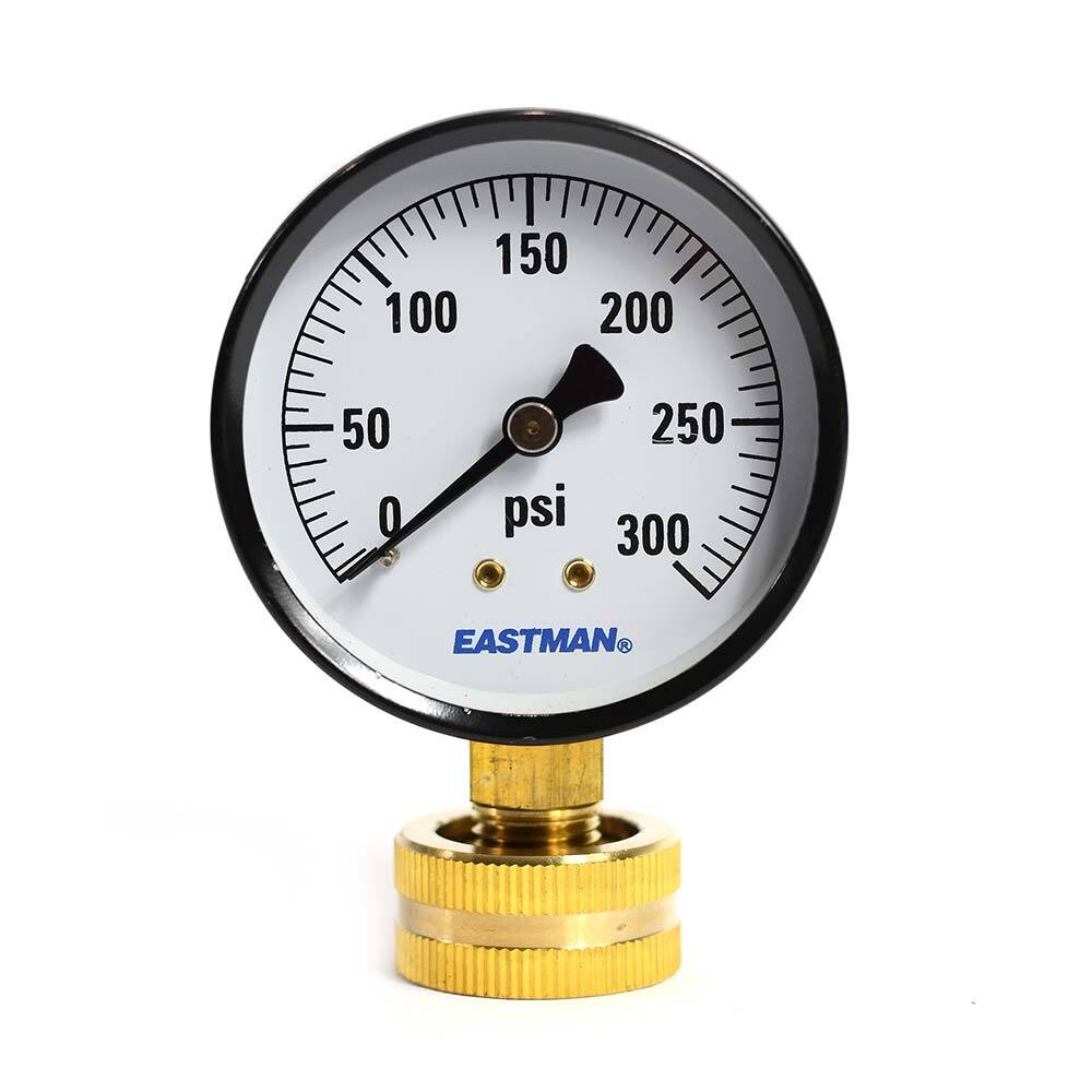 Thrifco 4400365 2-1/2" 300 PSI 3/4" GHT Water Pressure Gauge (G2022-300W)