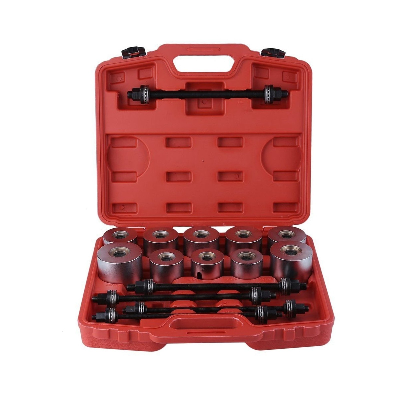 WINTOOLS 27 Pcs Universal Press & Pull Sleeve Kit Bush Bearing Removal Insert...