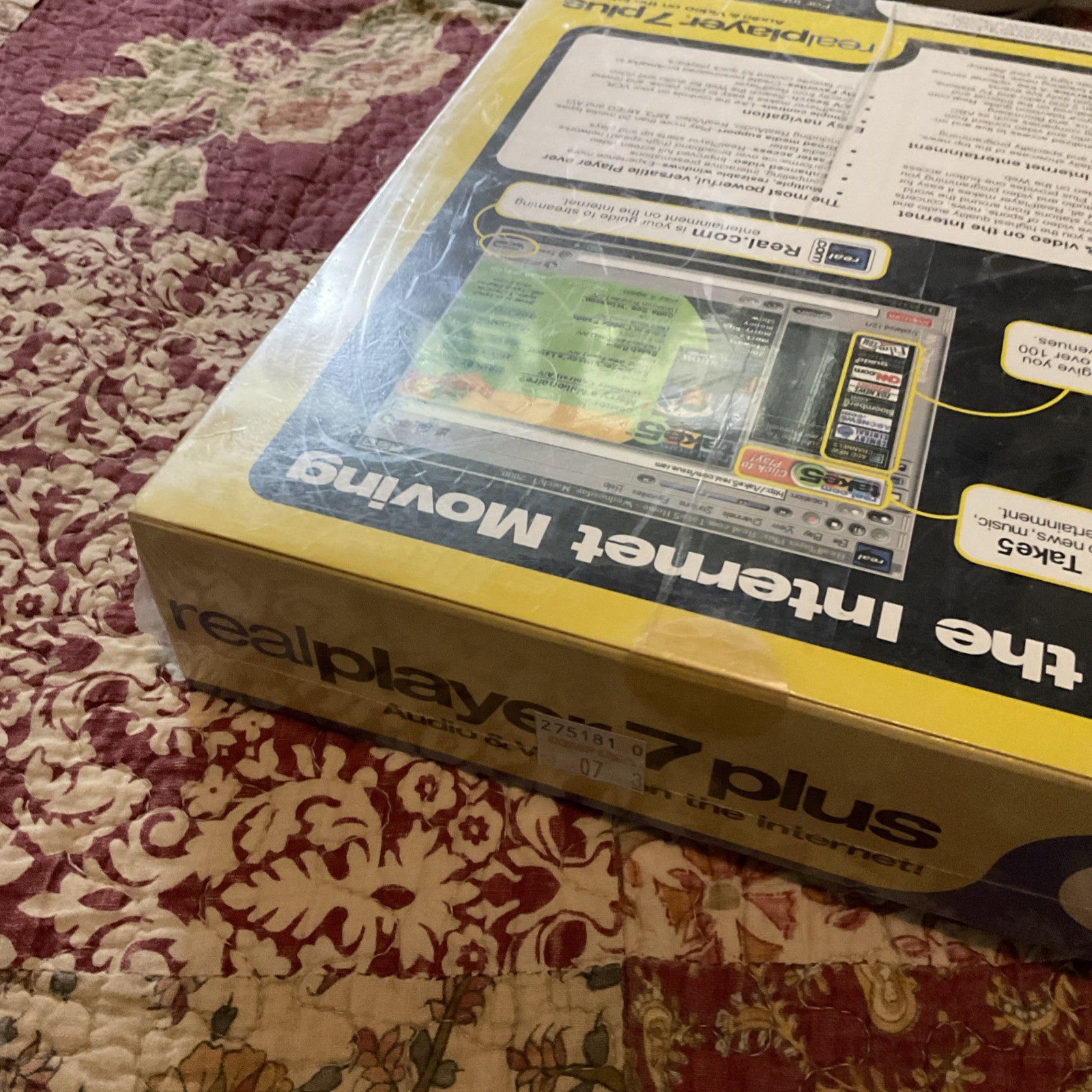 NEW SEALED RealPlayer 7 Plus Sealed 2000 PC WINDOWS 95 98 NT MAC REAL NOS