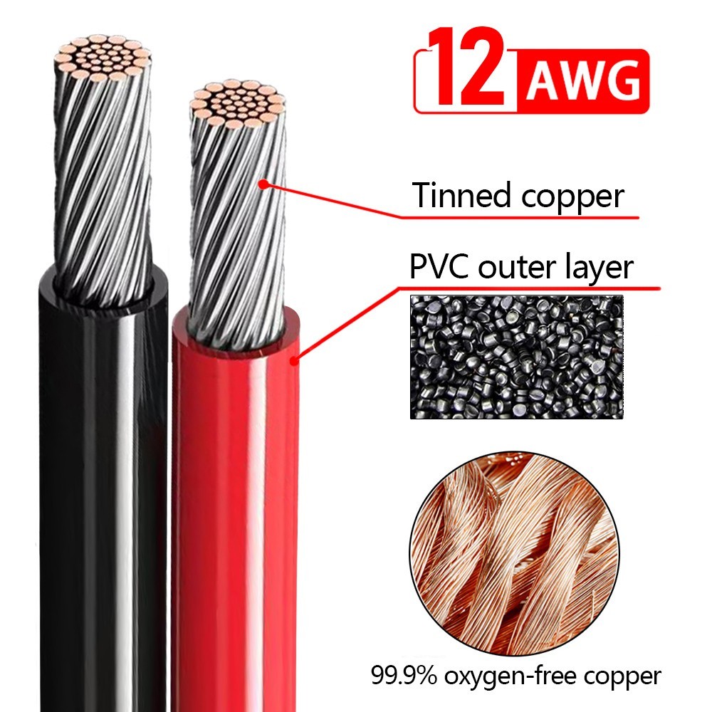3ft/1m Solar Panel Extension Cable XT60 DC5521 DC7909 Connector Solar Panel Wire