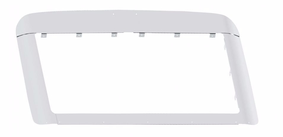 Volvo 2003+ VN 630/670/780 Stainless Steel Bug and Grill Deflector Kit
