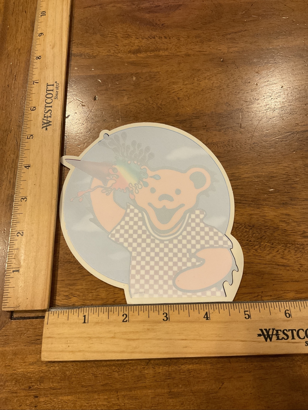 VTG 1998 Ice Cream Bear Decal Sticker Original Volkswagon Grateful Dead