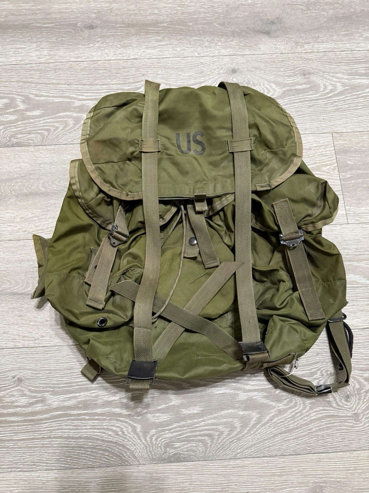 Vintage US Military Nylon Field Pack Combat Backpack LC-1 NO FRAME