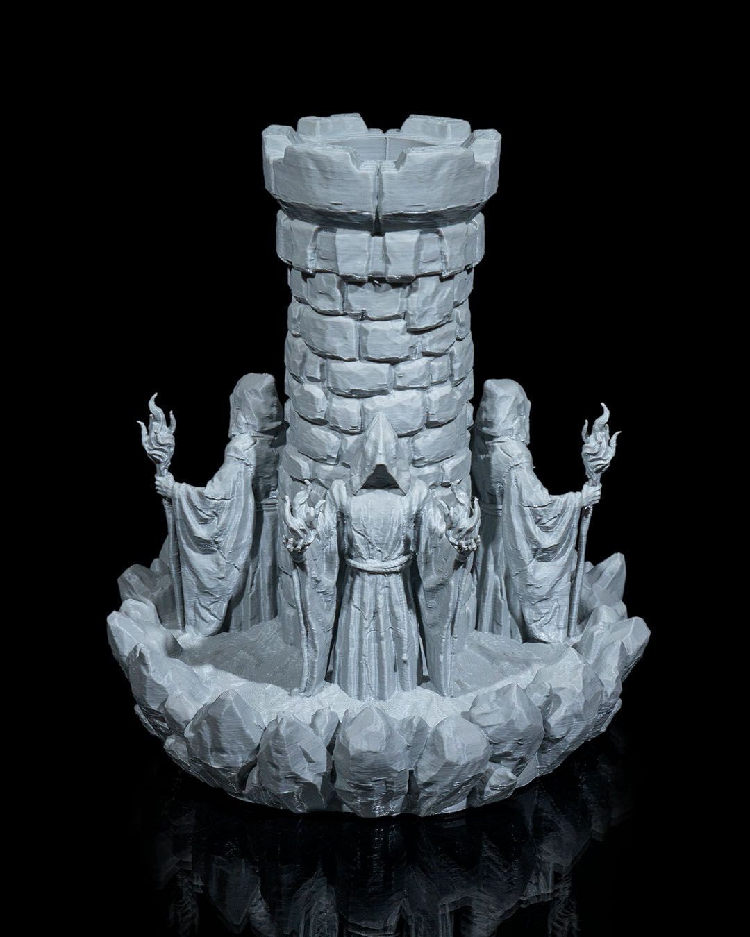 Wizard Tower Dice Tower Dice Roller Dice Tray DnD RPG Terrain Miniature
