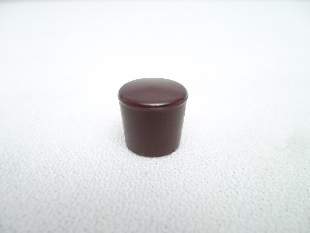 EICO 666 667 TUBE TESTER DARK RED / MAROON SMALL BUTTON KNOB 1/2" x 7/16" (314)