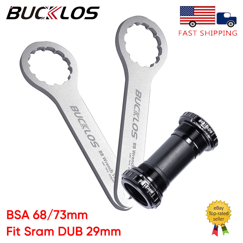 BUCKLOS Dub Bottom Bracket BSA 68/73mm for Sram Crankset Road Bike Install Tools