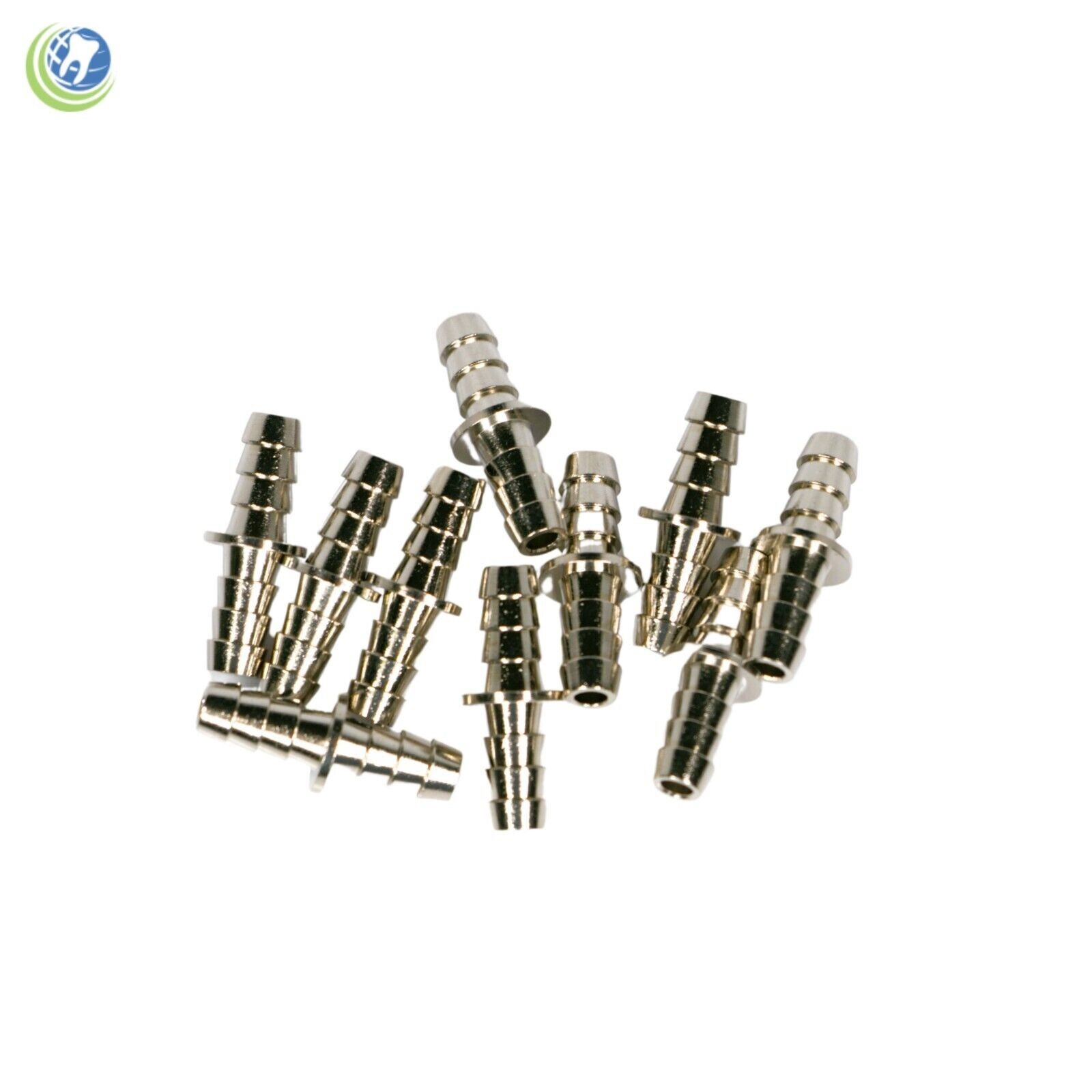 10 X DCI Dental Unit 1/8" In-Line Barb to use with 1/4" O.D. tubing DCI 0078