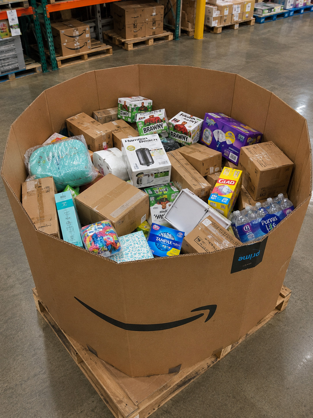 Amazon Consumer Products with Retail Overstock Inventory
